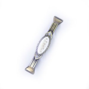Ручка-дужка BRF, кераміка 128 мм., колір: антична бронза