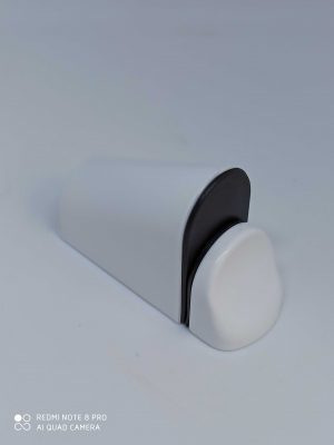 Пелікан OVAL, білий, для полиць 0-30 мм