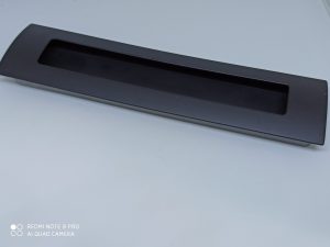 Ручка врізна L-192, колір: чорний