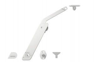 Комплект підйомника Free flap H 1.5 A 1-о сторонній, пластик, колір: білий, правий